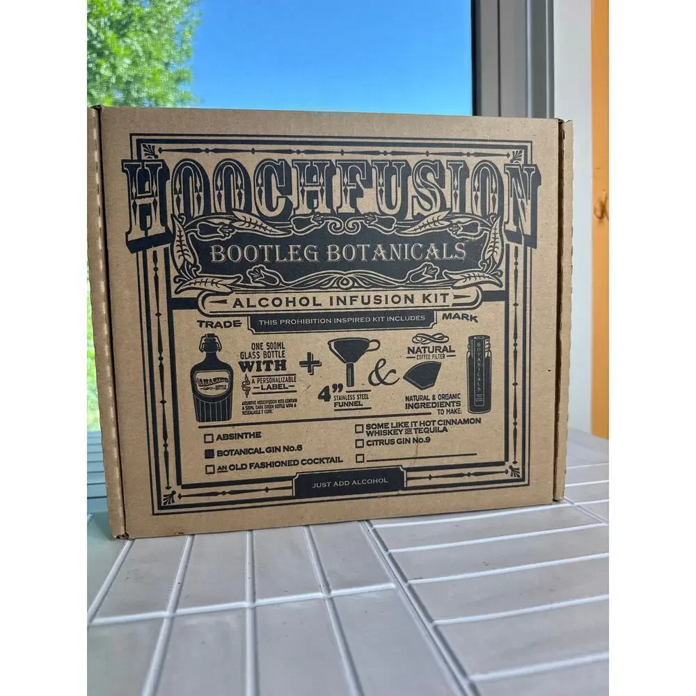 Hoochfusion Bootleg Botanicals Alcohol Infusion Kit — New in Box